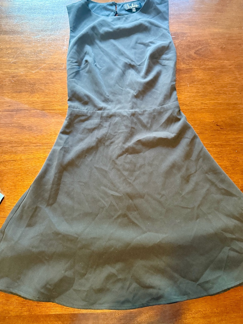 Lulu's Black Sleeveless Fit & Flare Midi Dress
